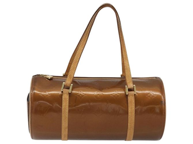 LOUIS VUITTON Borsa a Mano Monogram Vernis Bedford Bronzo M91131 LV Auth YKZ1304 - vista 2