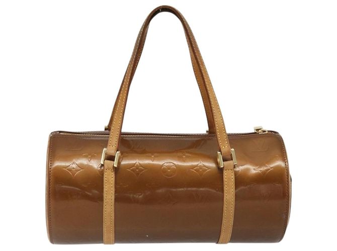 LOUIS VUITTON Borsa a Mano Monogram Vernis Bedford Bronzo M91131 LV Auth YKZ1304 - vista 3