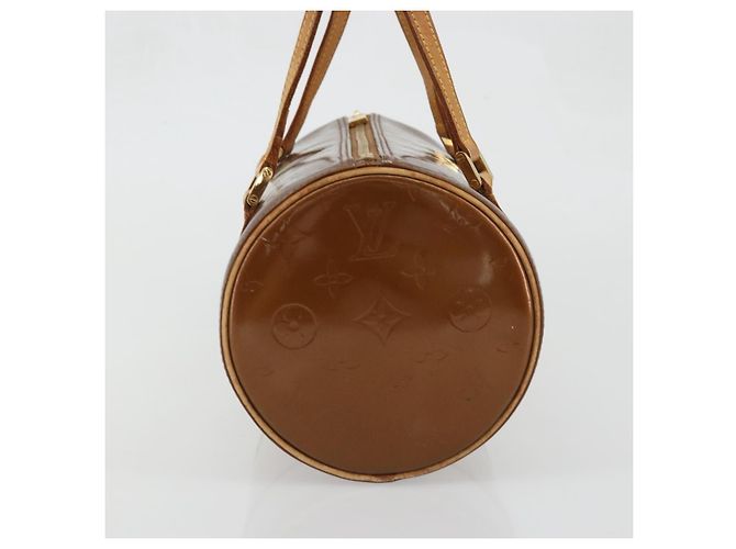 LOUIS VUITTON Borsa a Mano Monogram Vernis Bedford Bronzo M91131 LV Auth YKZ1304 - vista 5