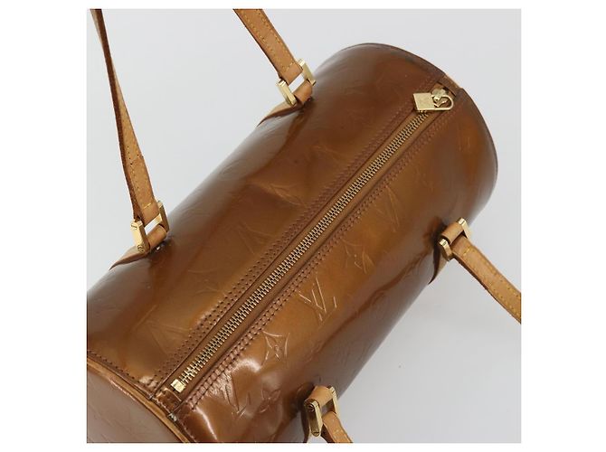 LOUIS VUITTON Borsa a Mano Monogram Vernis Bedford Bronzo M91131 LV Auth YKZ1304 - vista 6