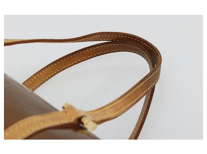LOUIS VUITTON Borsa a Mano Monogram Vernis Bedford Bronzo M91131 LV Auth YKZ1304 - vista 8