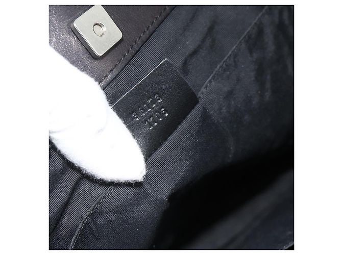 GUCCI GG Canvas Tote Bag Schwarz Silber 36173 1705 Auth 176032 - Ansicht 19
