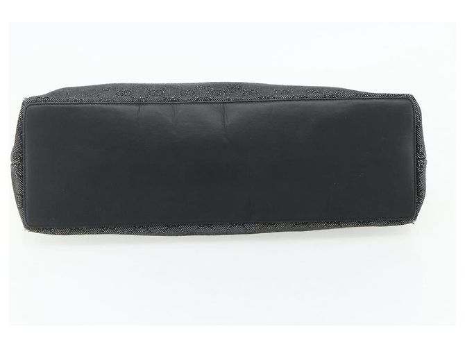 GUCCI GG Canvas Tote Bag Schwarz Silber 36173 1705 Auth 176032 - Ansicht 9