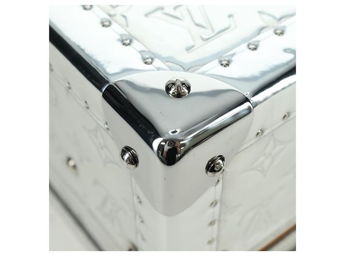 LOUIS VUITTON Monogram Specchio Cotoville 40 Baule Argento M20454 LV Auth yk20115SM - vue 12