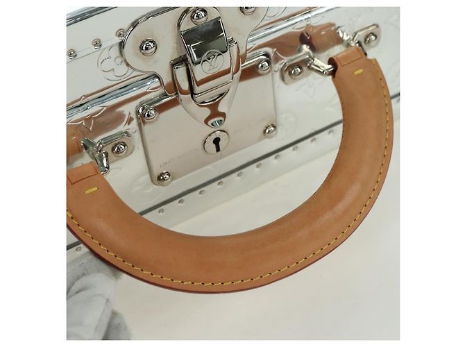 LOUIS VUITTON Monogram Specchio Cotoville 40 Baule Argento M20454 LV Auth yk20115SM - vue 7