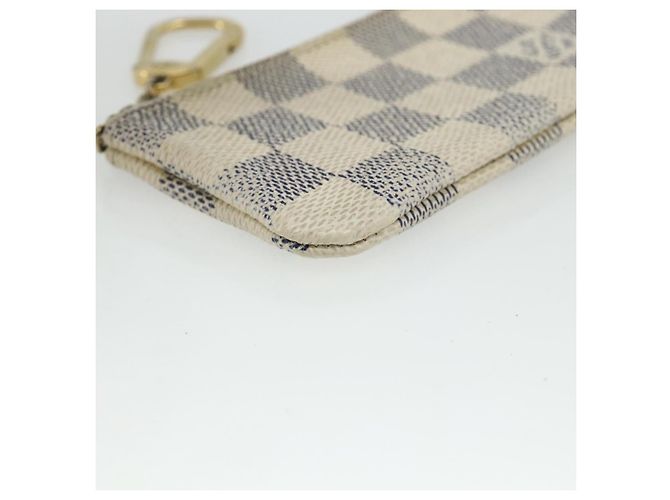 LOUIS VUITTON Pochette Cles Damier Azur Monedero N62659 LV Auth 176512 - vista 10