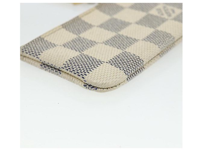 LOUIS VUITTON Pochette Cles Damier Azur Monedero N62659 LV Auth 176512 - vista 12