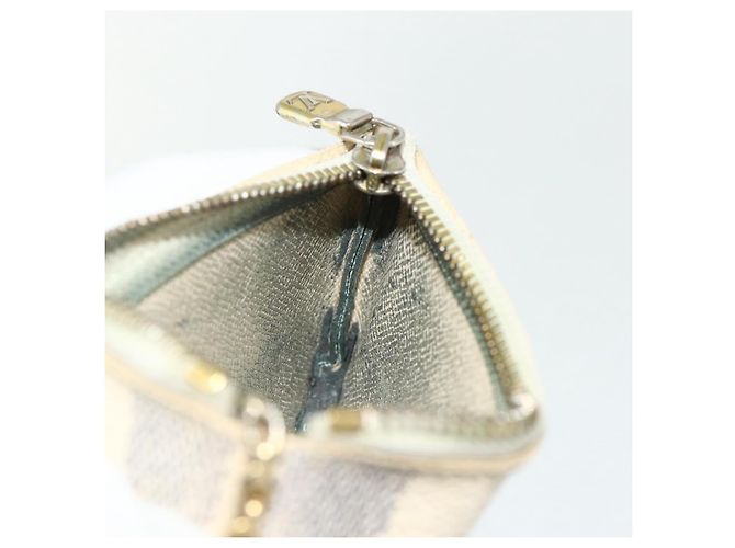 LOUIS VUITTON Pochette Cles Damier Azur Monedero N62659 LV Auth 176512 - vista 17