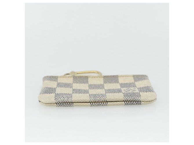 LOUIS VUITTON Pochette Cles Damier Azur Monedero N62659 LV Auth 176512 - vista 8