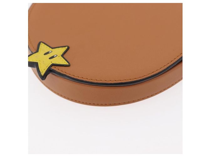 LOEWE - Pochette Super Mario Super Mario in pelle marrone Auth 167232SM - vista 17
