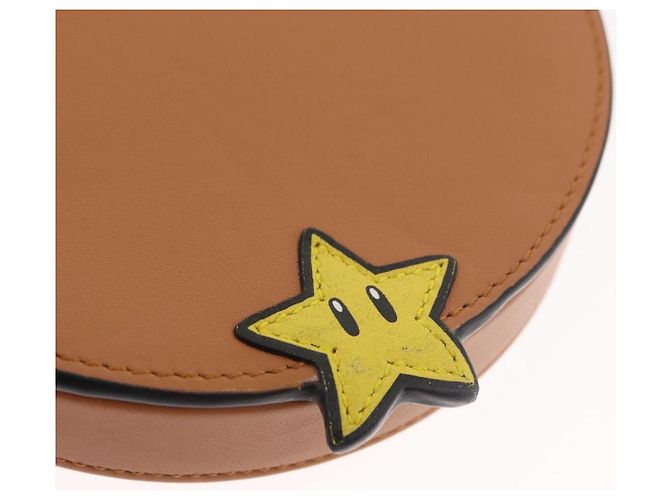 LOEWE - Pochette Super Mario Super Mario in pelle marrone Auth 167232SM - vista 18
