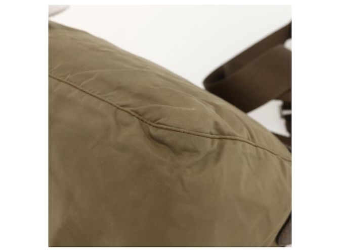 Borsa a Spalla PRADA Nylon Beige Argento Autentica 175788 - vista 12