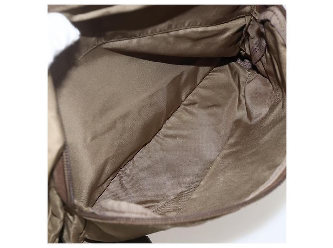 Borsa a Spalla PRADA Nylon Beige Argento Autentica 175788 - vista 26