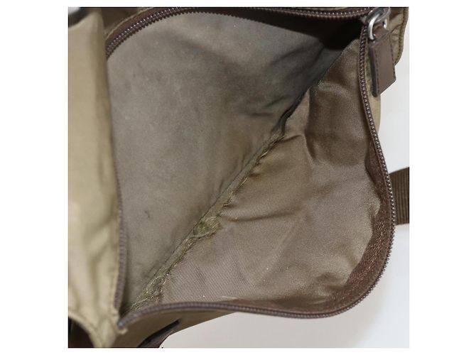 Borsa a Spalla PRADA Nylon Beige Argento Autentica 175788 - vista 27