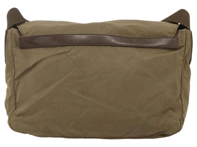 Borsa a Spalla PRADA Nylon Beige Argento Autentica 175788 - vista 3