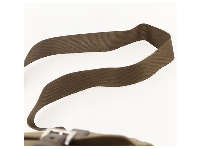 Borsa a Spalla PRADA Nylon Beige Argento Autentica 175788 - vista 8
