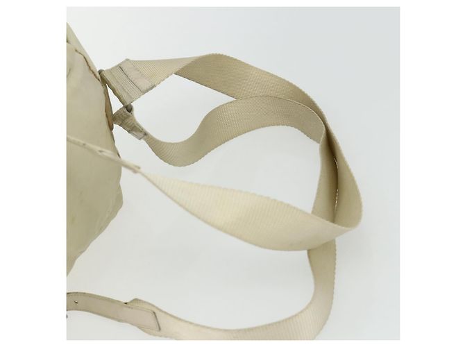 PRADA Backpack Nylon Ivory Silver Auth 175828 Silvery Cream - view 8