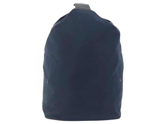 Borsa a Spalla LOEWE in Tela Blu Navy Argento Autentica 175205 - vista 13