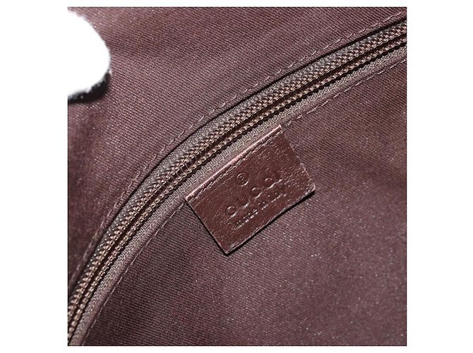 Borsa a Spalla GG Canvas Gucci Beige Argento 145857 Auth 175691 - vista 16