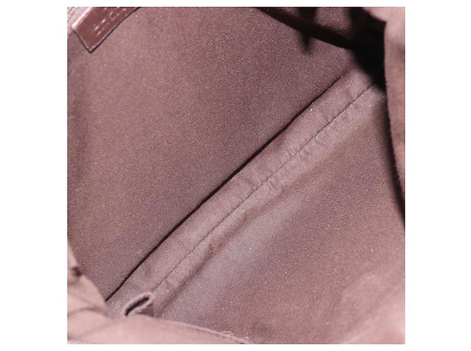 Borsa a Spalla GG Canvas Gucci Beige Argento 145857 Auth 175691 - vista 17
