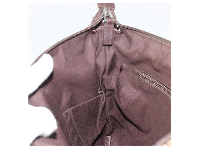 Borsa a Spalla GG Canvas Gucci Beige Argento 145857 Auth 175691 - vista 19