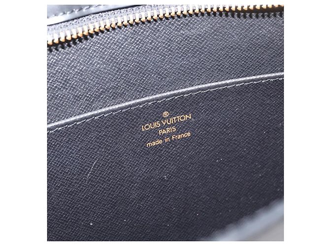 LOUIS VUITTON Epi Pochette Uomo Borsa Clutch Nera M52522 LV Auth ka3861 Nero - vista 13