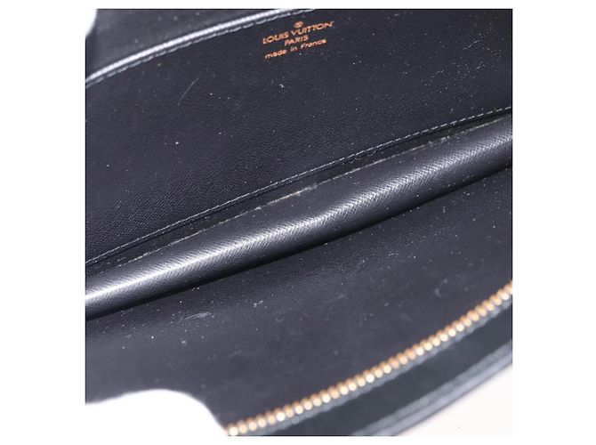LOUIS VUITTON Epi Pochette Uomo Borsa Clutch Nera M52522 LV Auth ka3861 Nero - vista 14