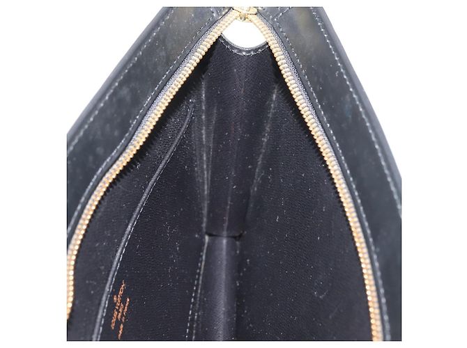 LOUIS VUITTON Epi Pochette Uomo Borsa Clutch Nera M52522 LV Auth ka3861 Nero - vista 15