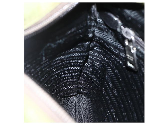 PRADA Schultertasche Nylon Grün Silber Authentisch 175332 - Ansicht 22