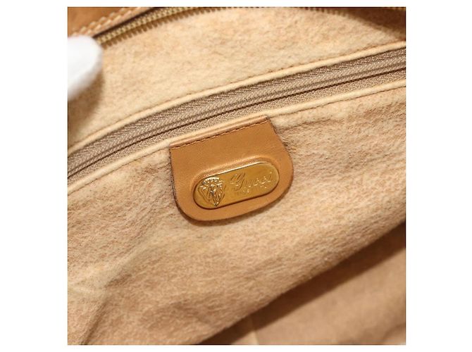 Gucci Borsa a Spalla Micro GG Supreme PVC Beige Oro 001 115 5443 Auth 175795 D'oro - vista 15