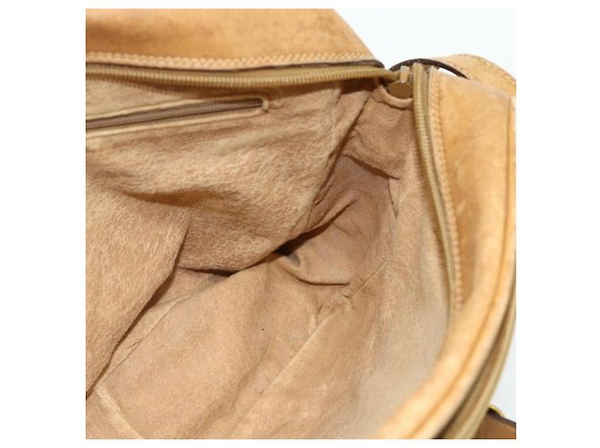 Gucci Borsa a Spalla Micro GG Supreme PVC Beige Oro 001 115 5443 Auth 175795 D'oro - vista 17