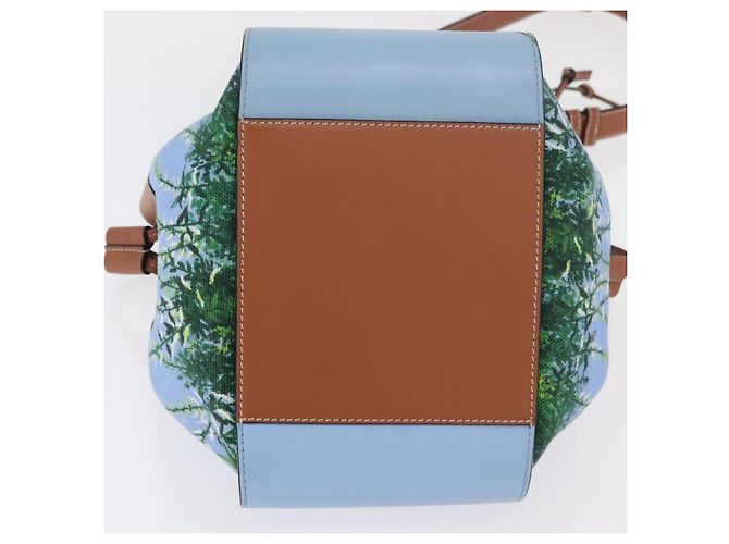 Hammock LOEWE - Bolsa Rede My Neighbor Totoro Studio Ghibli em Lona Azul Auth 158610SM Azul claro - vista 5
