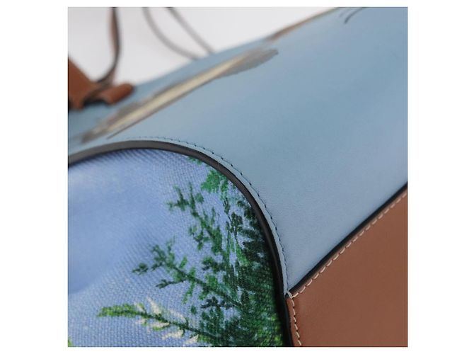 Hammock LOEWE - Bolsa Rede My Neighbor Totoro Studio Ghibli em Lona Azul Auth 158610SM Azul claro - vista 9