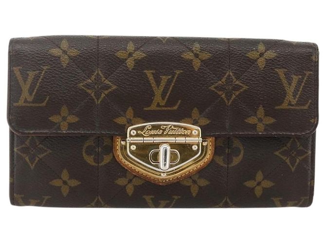 LOUIS VUITTON Monogram Etoile Cartera Larga Sarah M66556 Auth 153672 Monograma - vista 13