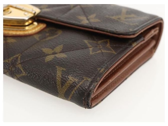 LOUIS VUITTON Monogram Etoile Cartera Larga Sarah M66556 Auth 153672 Monograma - vista 7