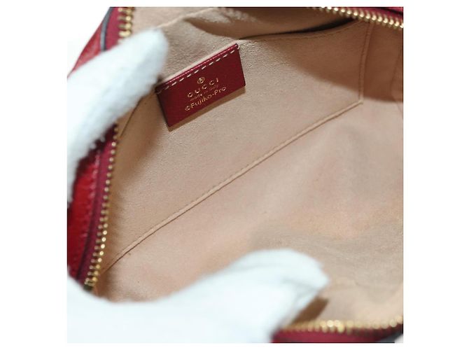 Borsa di collaborazione GUCCI Micro GG Supreme Doraemon in PVC beige 647784 Auth 175960M D'oro - vista 18