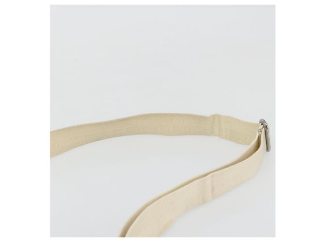 Borsa a Spalla GG Canvas Gucci Beige Argento 145857 Auth BA12133 - vista 8