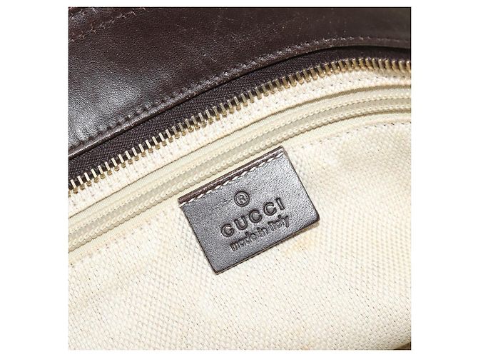 Borsa Tote GG Canvas Gucci Rossa Oro 308928 Auth 175823 Rosso D'oro - vista 17