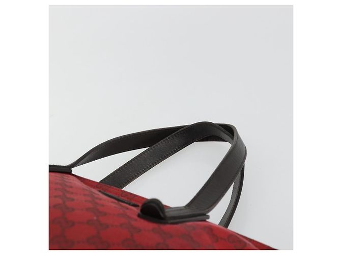 Borsa Tote GG Canvas Gucci Rossa Oro 308928 Auth 175823 Rosso D'oro - vista 8