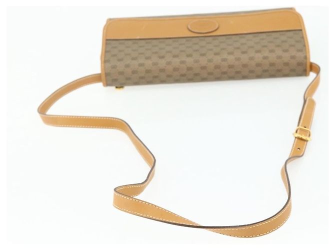 Gucci Borsa a Spalla Micro GG Supreme PVC Beige Oro 004 112 0264 Auth 175329 D'oro - vista 7