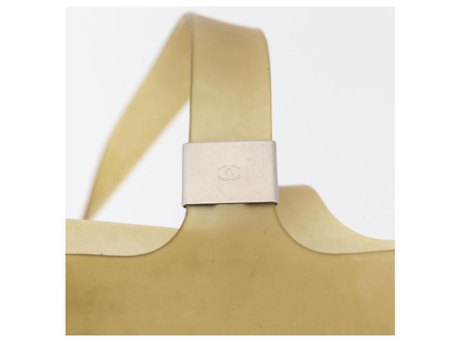 Chanel Borsa Tote in Gomma Beige CC Auth mr2340 - vista 14