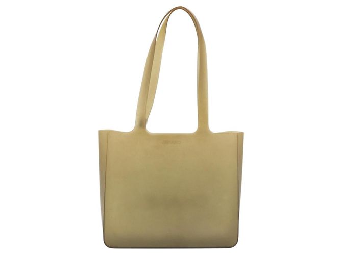 Chanel Borsa Tote in Gomma Beige CC Auth mr2340 - vista 3