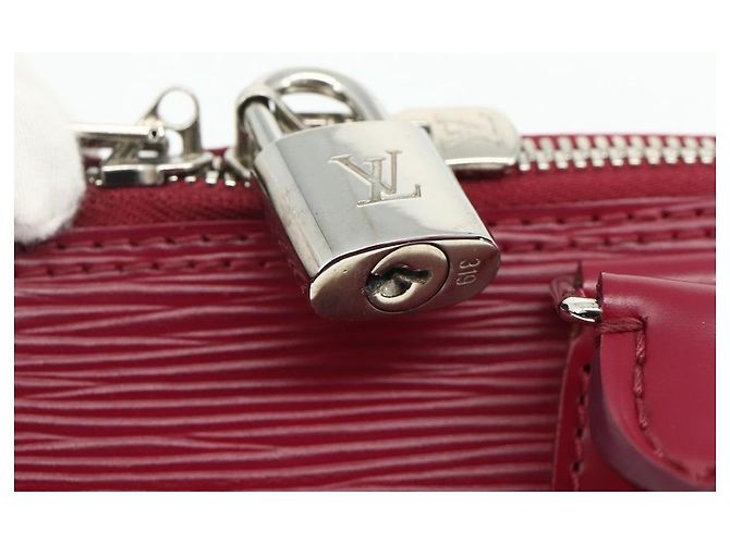 LOUIS VUITTON Borsa a Mano Epi Alma PM Fucsia M40490 LV Auth ki6630SM Fuschia - vista 17