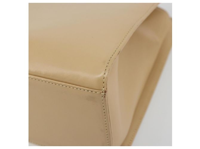 Bamboo Borsa a mano in pelle beige con bambù GUCCI Argento 002 1016 Auth 175328 - vista 10