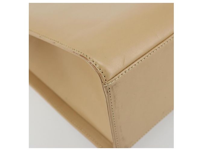 Bamboo Borsa a mano in pelle beige con bambù GUCCI Argento 002 1016 Auth 175328 - vista 11