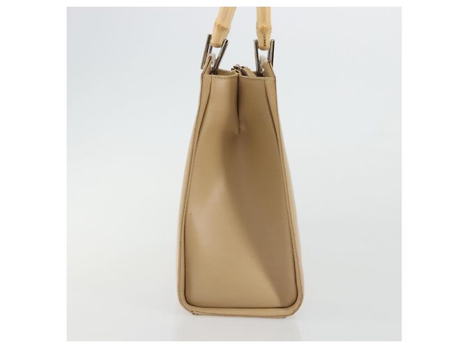 Bamboo Borsa a mano in pelle beige con bambù GUCCI Argento 002 1016 Auth 175328 - vista 4