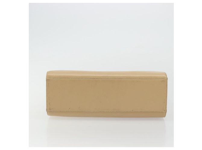 Bamboo Borsa a mano in pelle beige con bambù GUCCI Argento 002 1016 Auth 175328 - vista 9