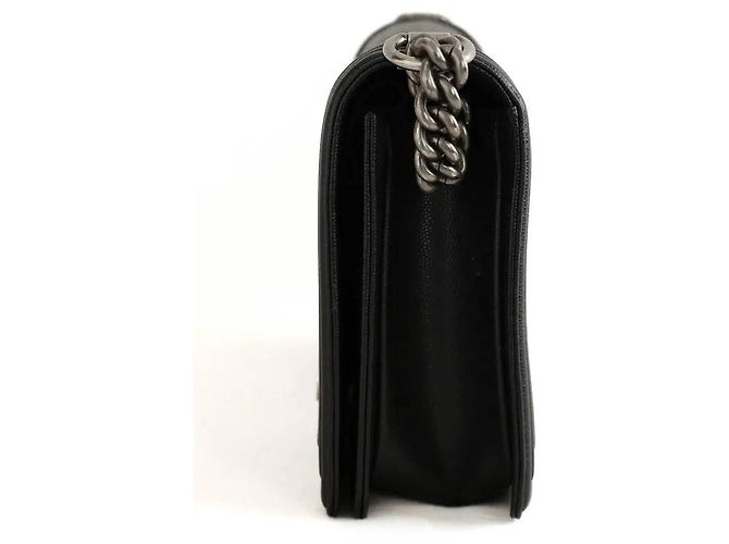Borsa a spalla Chanel Boy Nero - vista 2