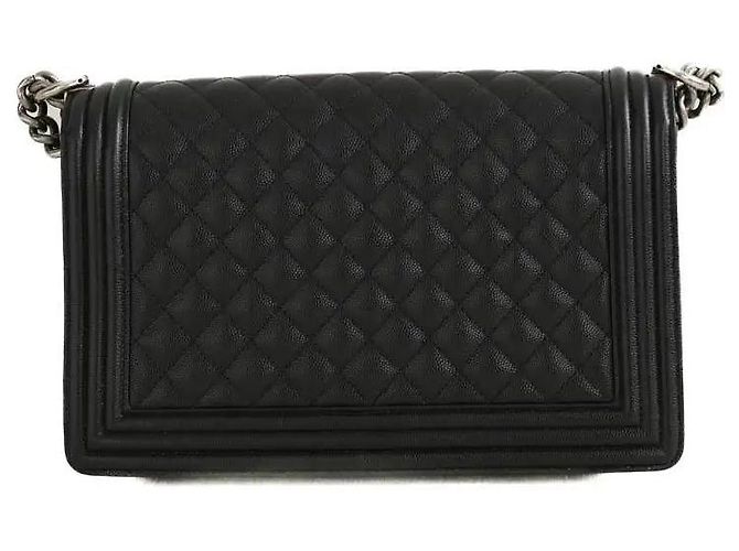 Borsa a spalla Chanel Boy Nero - vista 3