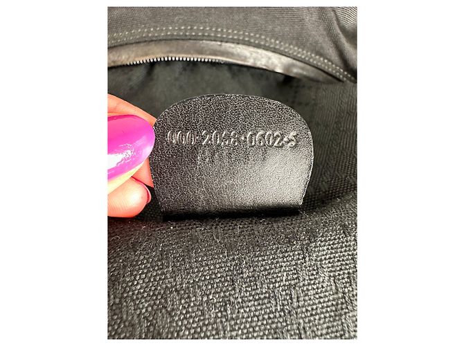 Vintage Gucci Canvas-Leder Hobo-Tasche Schwarz - Ansicht 4